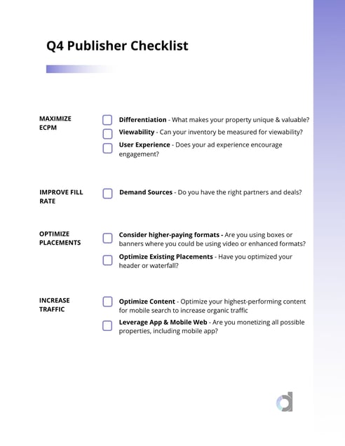 Q4 Publisher Checklist-2